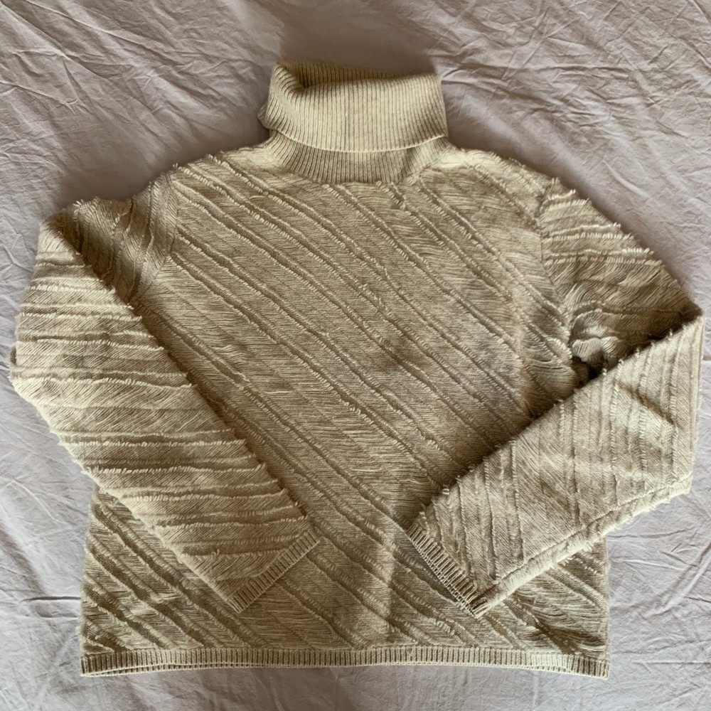 Proenza Schouler Cashmere Textured Turtleneck